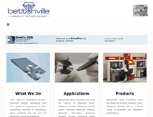 Tablet Screenshot of bettonville.com